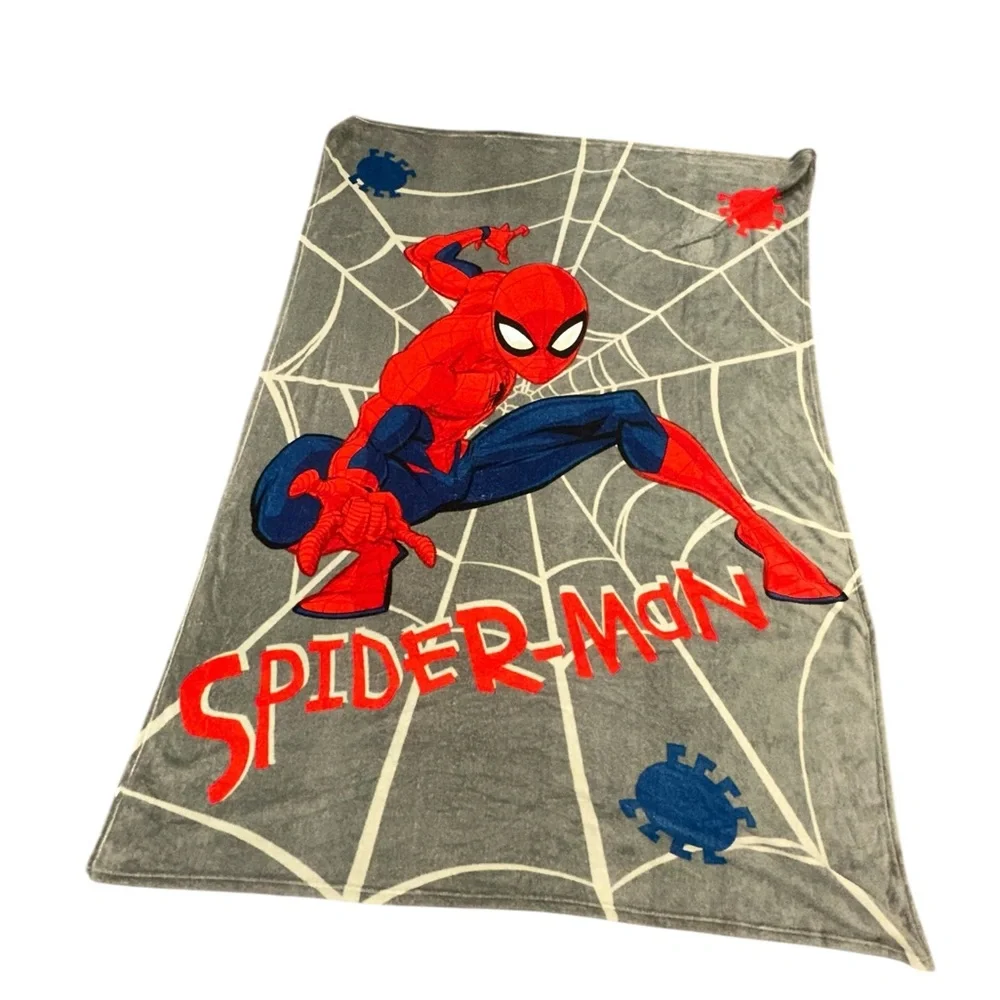 Spider-Man marvel vintage fleece blanket 87 x‎ 65 NWOT